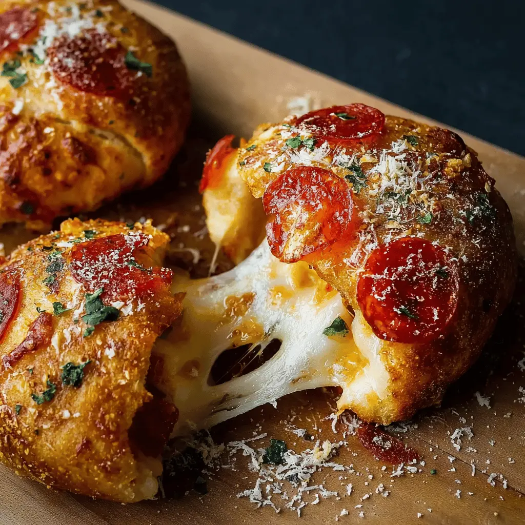 Cheesy Pepperoni Pizza Bombs: Easy Snacks for Pizza Lovers