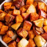 Cinnamon Roasted Sweet Potatoes and Apples