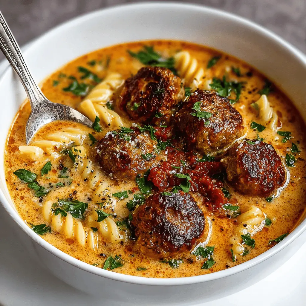 Creamy Italian Meatball Soup: The Best Cozy Comfort Food Recipe
