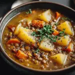 Hearty Lentil and Potato Soup