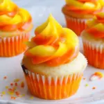 Candy Corn Cupcakes