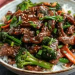 Asian Sweet Ginger Beef Stir Fry