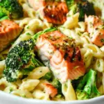 Salmon and Broccoli Pasta