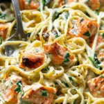 The Best Creamy Salmon Pasta