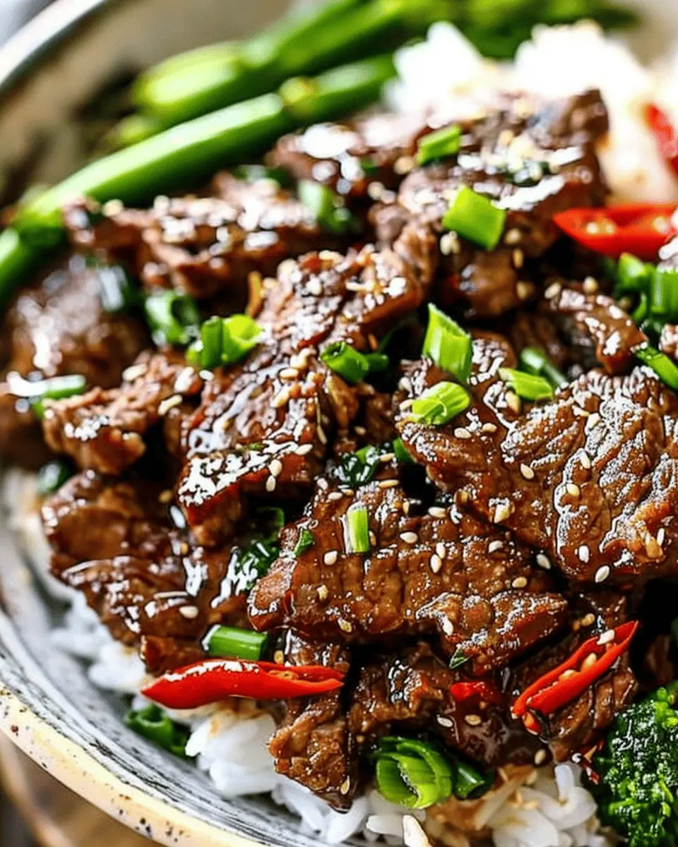 Mongolian Beef: The Best Easy Recipe for Homemade Delight