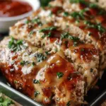 Juicy Garlic Parmesan Chicken Meatloaf
