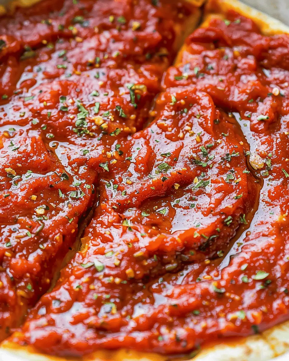 Easy Homemade Pizza Sauce Recipe: A Tasty Twist for Family Nights