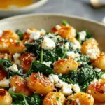 Crispy Gnocchi With Spinach And Feta