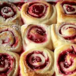 Sourdough Raspberry Lemon Rolls