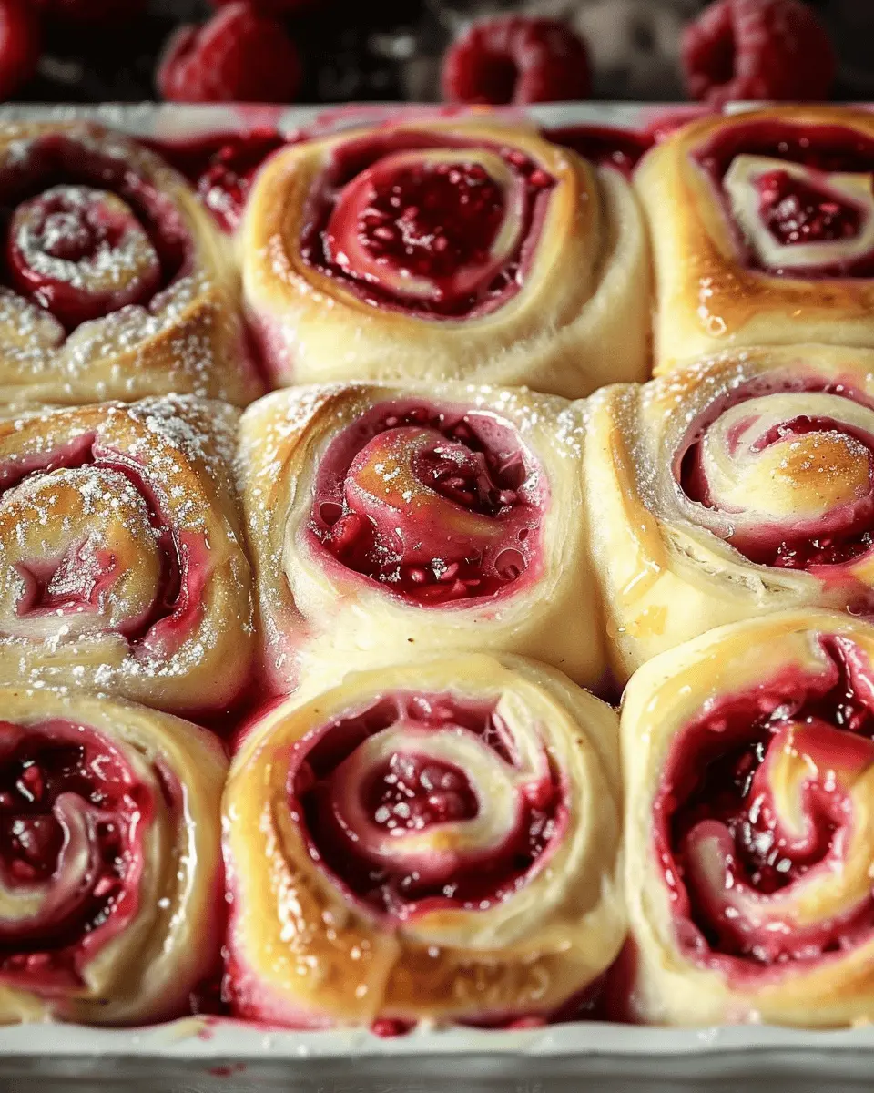 Sourdough Raspberry Lemon Rolls: The Best Homemade Treats