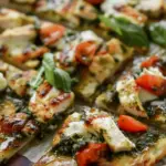Pesto Chicken Flatbread