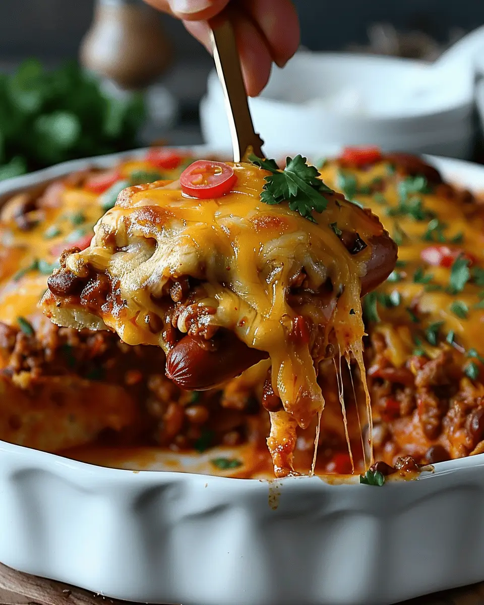 Chili Cheese Dog Bake: The Best Indulgent Comfort Food Recipe