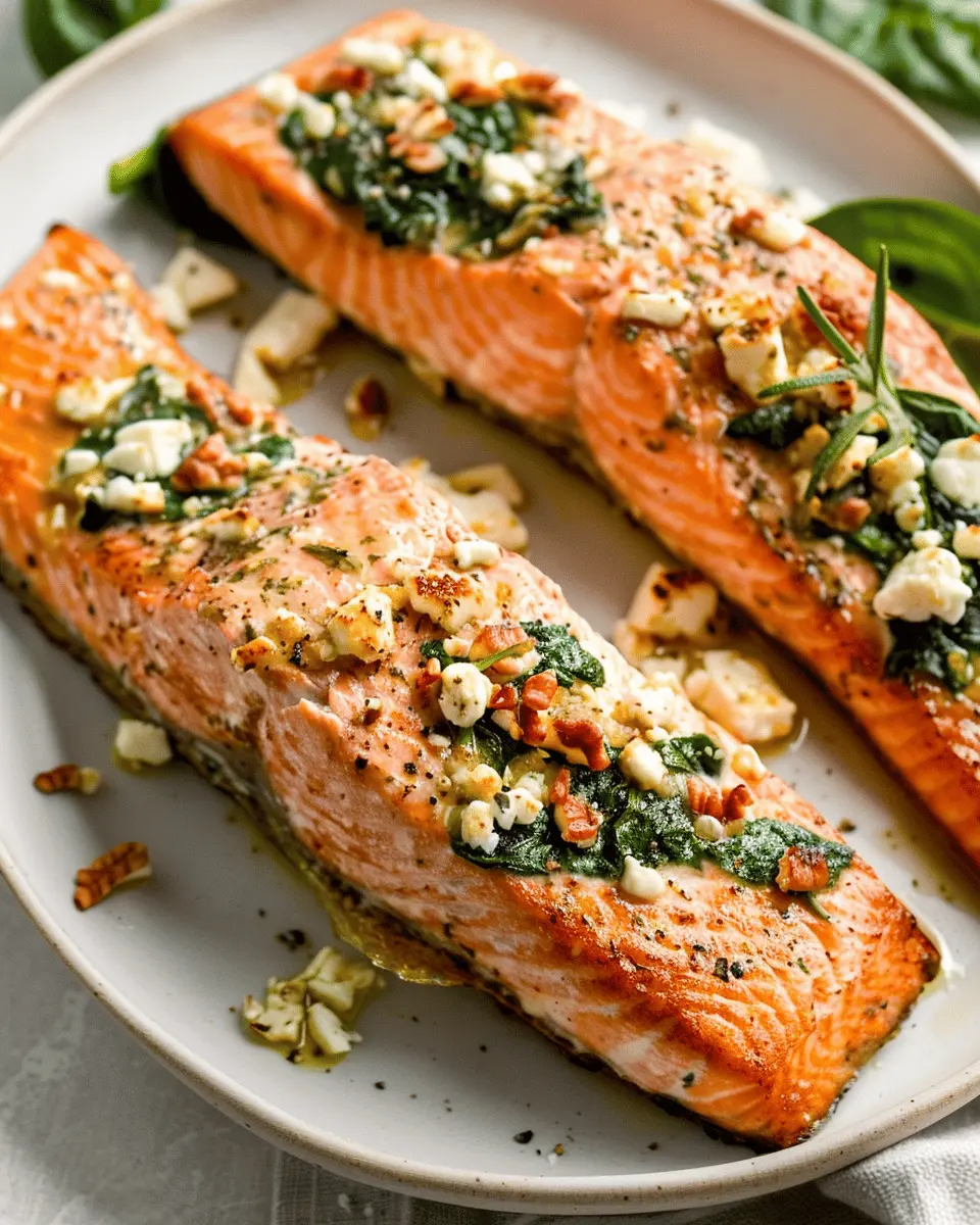 Stuffed Salmon With Spinach & Feta: A Juicy Homemade Delight