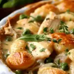 Creamy Chicken and Gnocchi Pot Pie