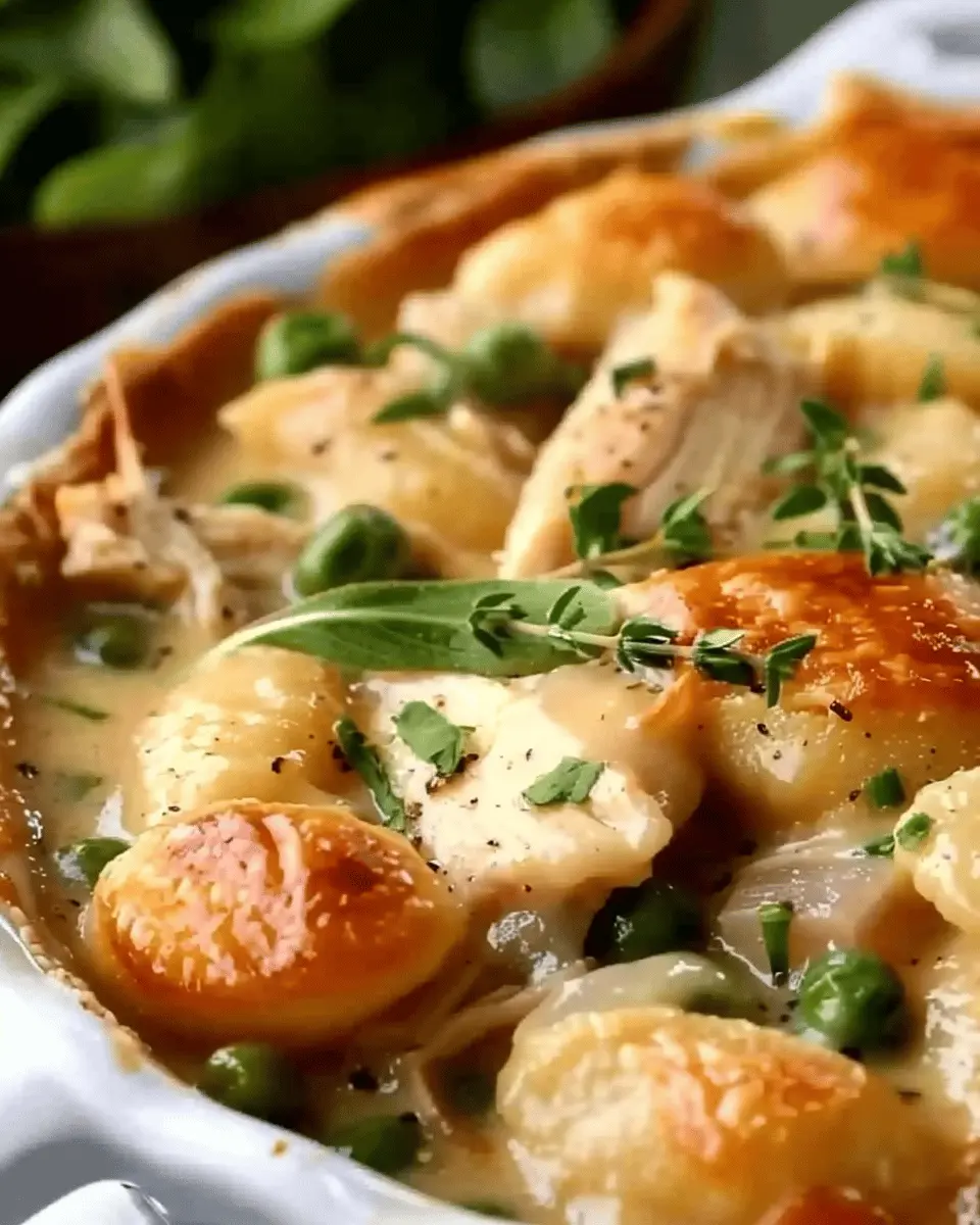 Creamy Chicken and Gnocchi Pot Pie: The Best Cozy Comfort Dish