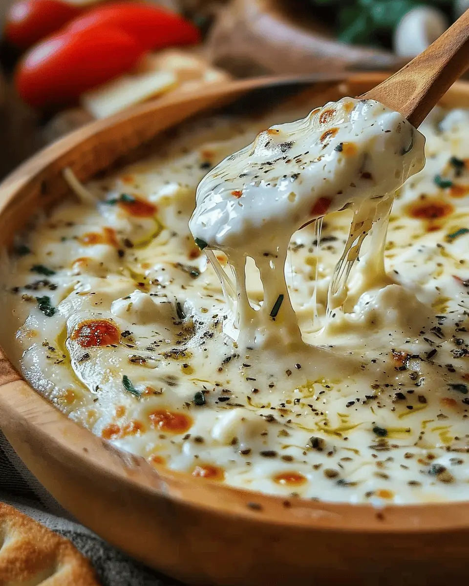 Creamy Parmesan Garlic Pizza Dip: The Best Comfort Food Appetizer