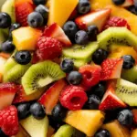 Fruit Salad with Honey Lime Dressing
