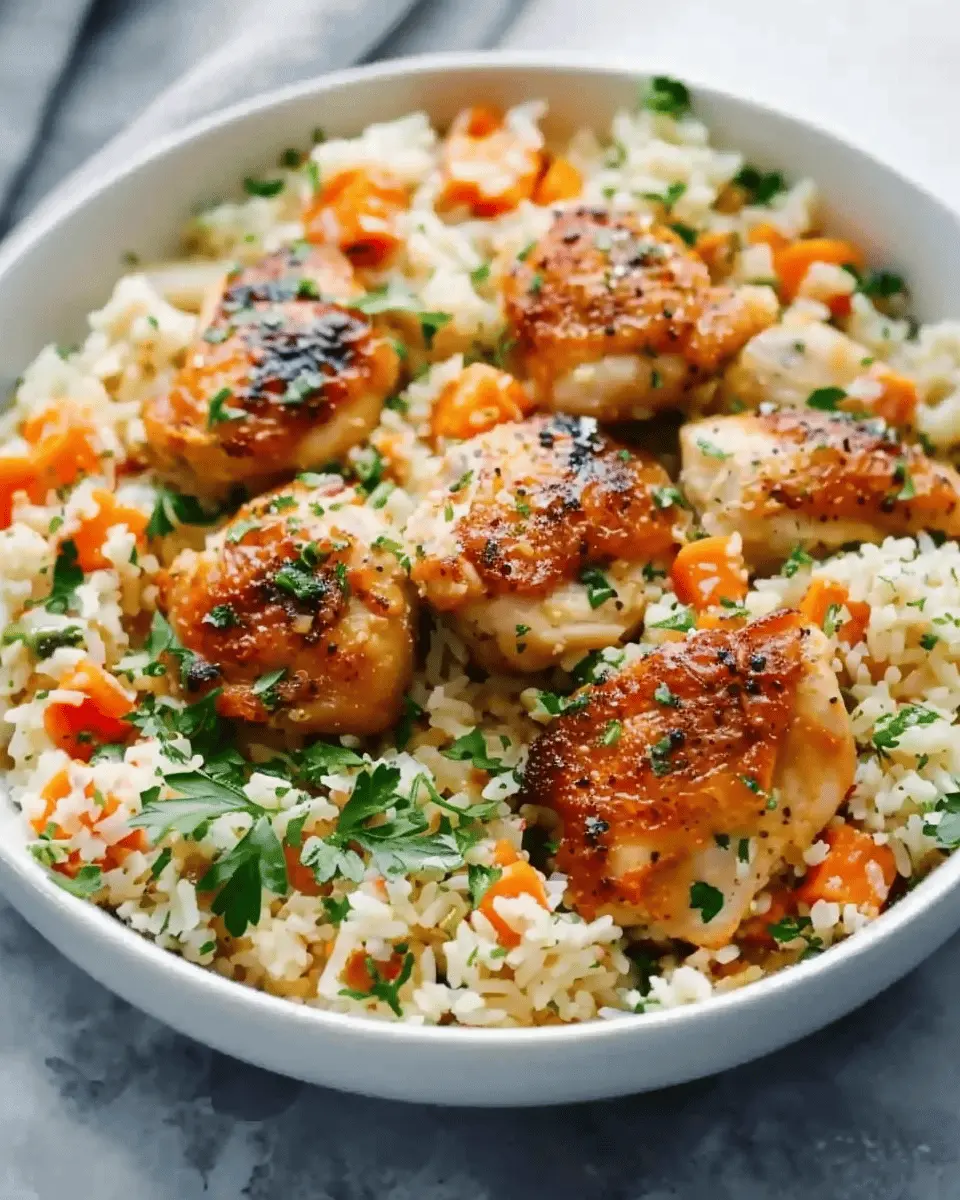 One-Pot Chicken & Rice: Easy Delight with Turkey Bacon Twist
