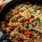 Ground Beef and Rice Skillet