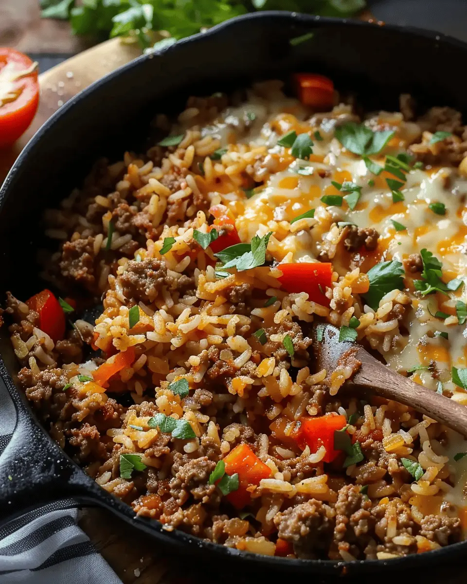 Ground Beef and Rice Skillet: Easy Comfort Food for All Ages