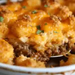 Tater Tot Casserole with Ground Beef