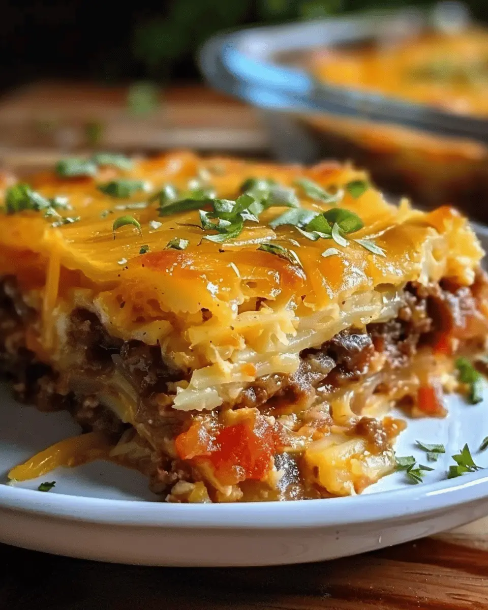 Easy Hobo Casserole with Turkey Bacon and Chicken Ham Delights