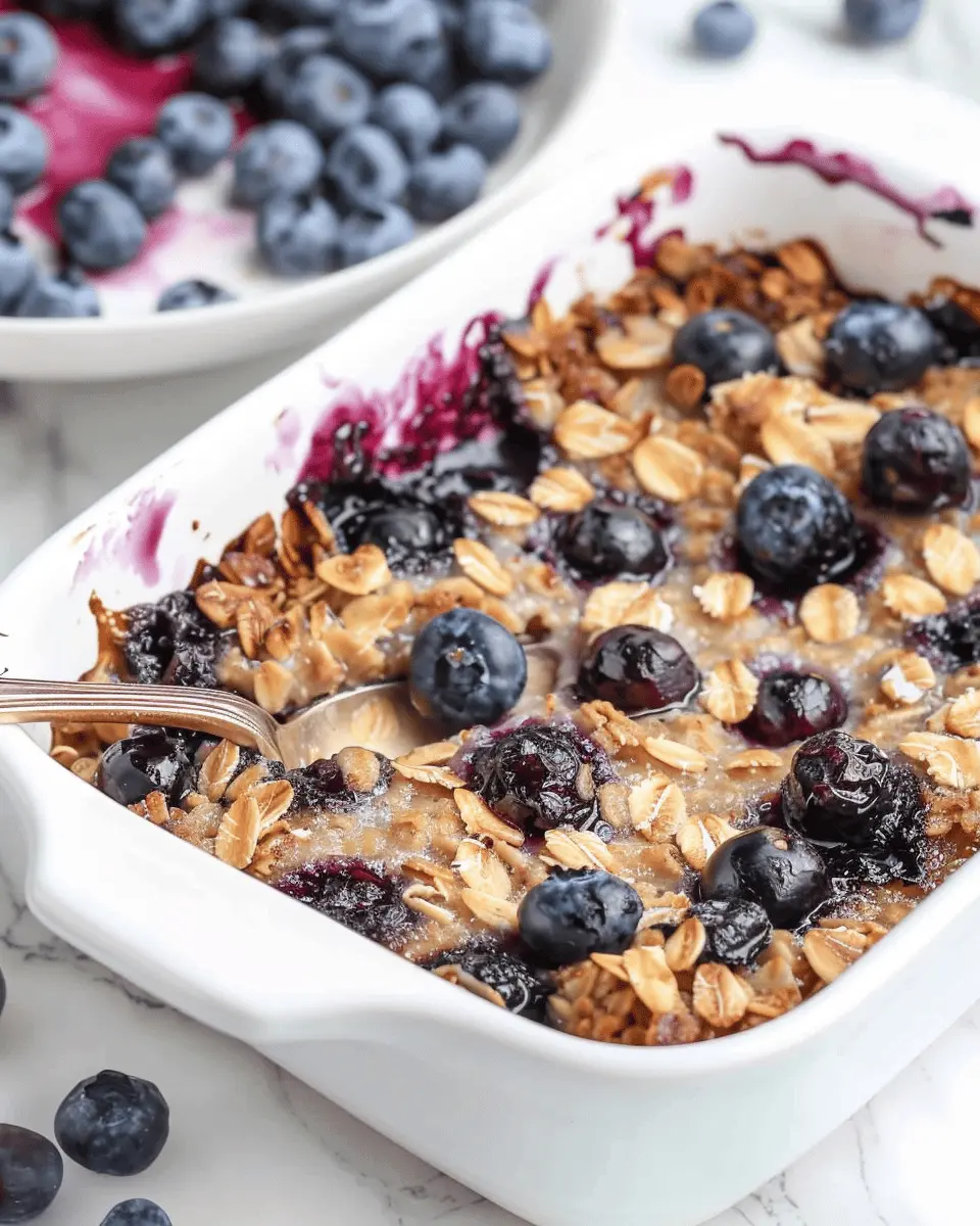 Blueberry Baked Oatmeal: The Best Cozy Breakfast Delight