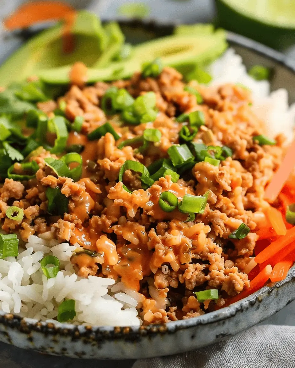 Ground Turkey Rice Bowl: Easy, Healthy, and Flavorful Recipe