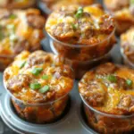 High-Protein Pancake Sausage Mini Muffins