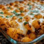 Chili Cheese Tater Tot Casserole