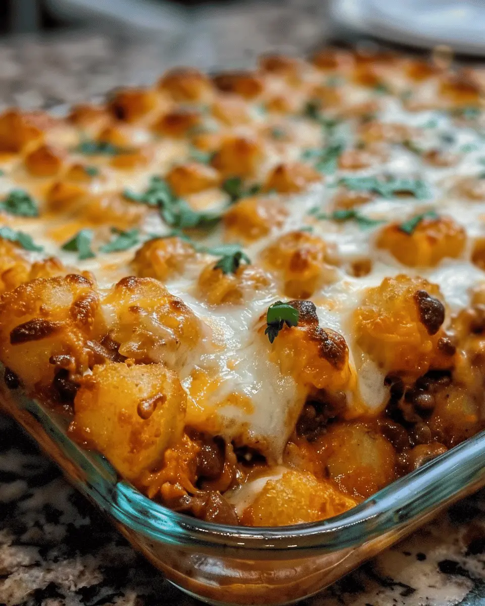 Chili Cheese Tater Tot Casserole: Indulgent Comfort Food Delight