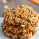 Healthy Carrot Cake Oatmeal Cookies