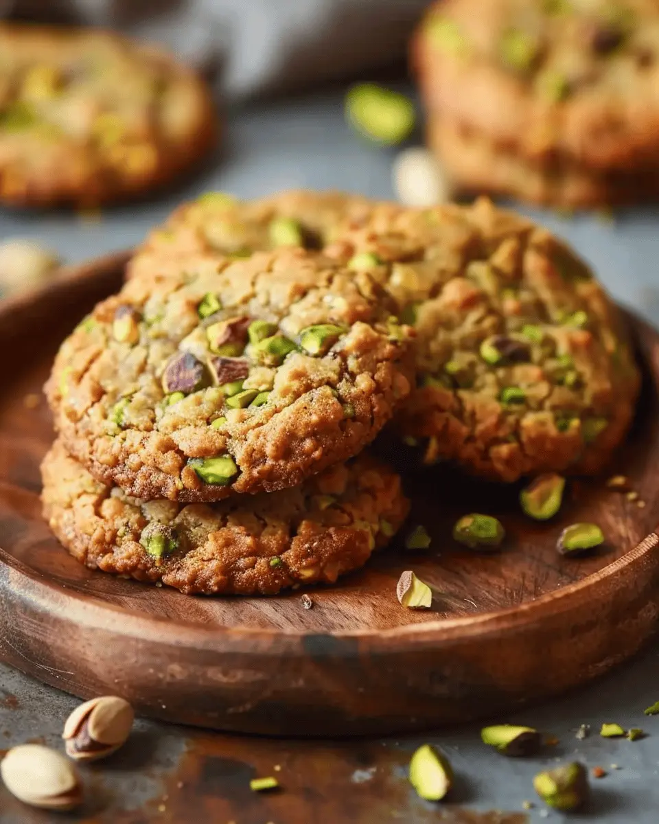 Healthy pistachio cookies that are easy to make and indulge guilt-free