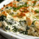 Chicken and Spinach Casserole with Cream Cheese