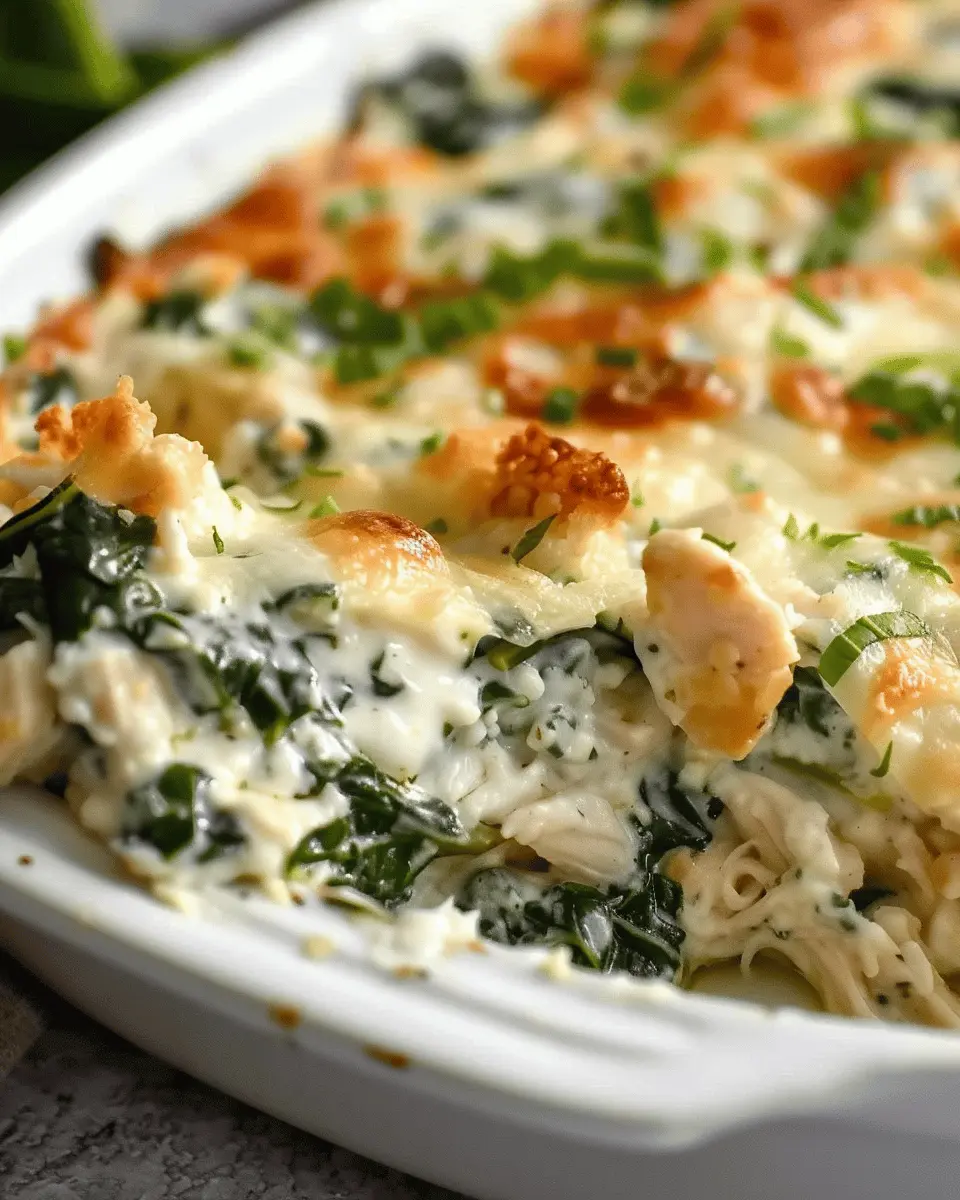 Chicken and Spinach Casserole: Easy Comfort Food Delight