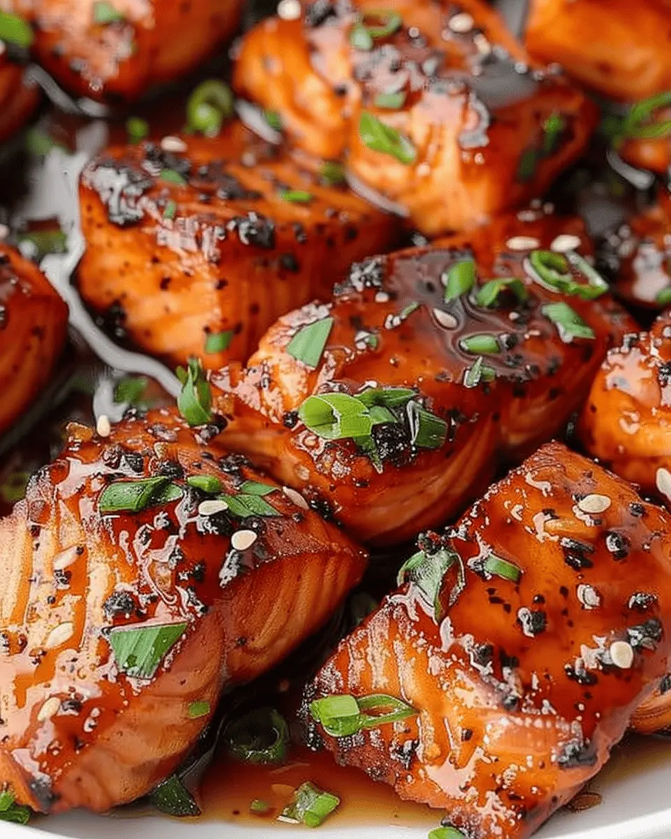 Honey Garlic Salmon Bites: Easy, Irresistibly Flavorful Delight