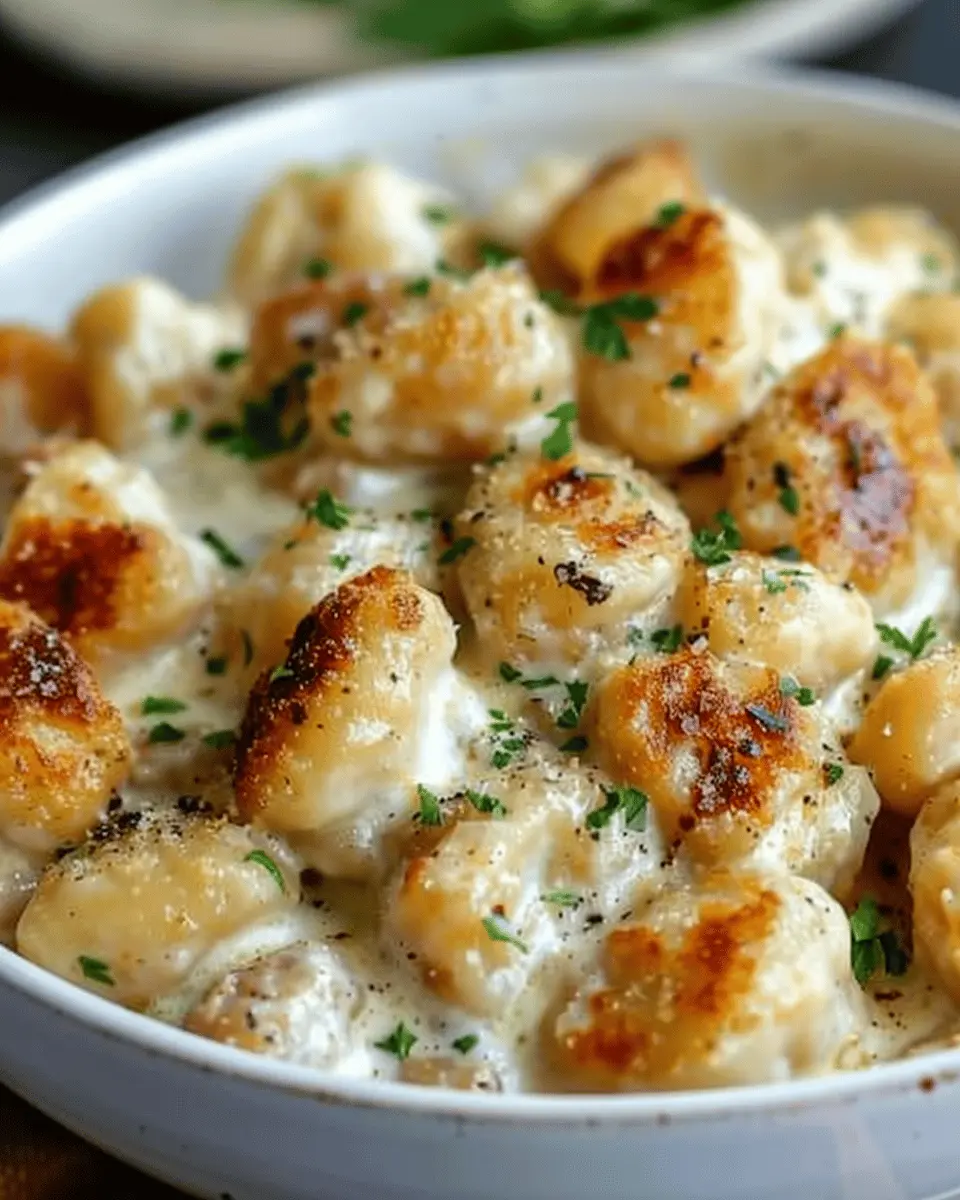 Creamy Crack Chicken Gnocchi with Turkey Bacon: A Cozy Delight
