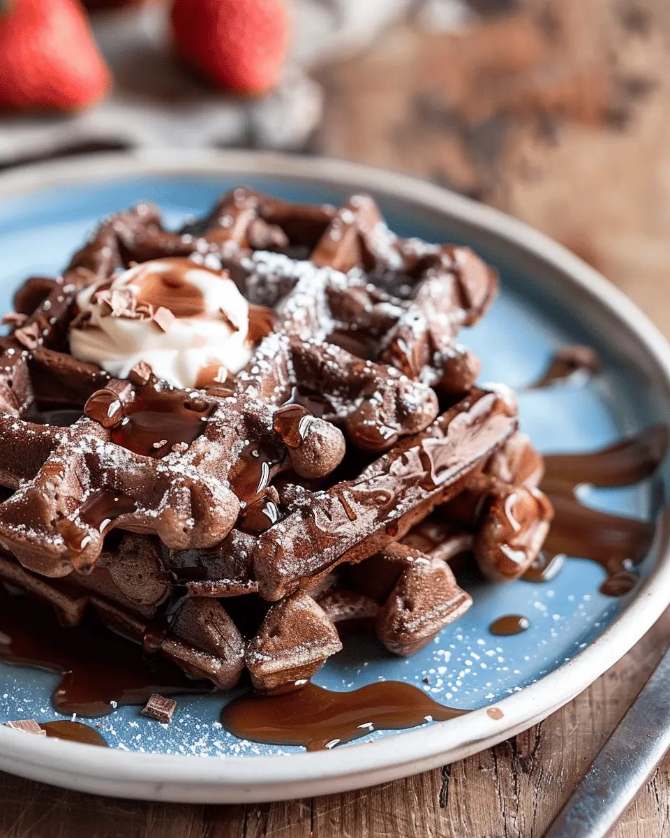 Brownie Waffles: Indulgent Treat for Chocolate Lovers