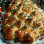 Cheesy Christmas Tree Bread