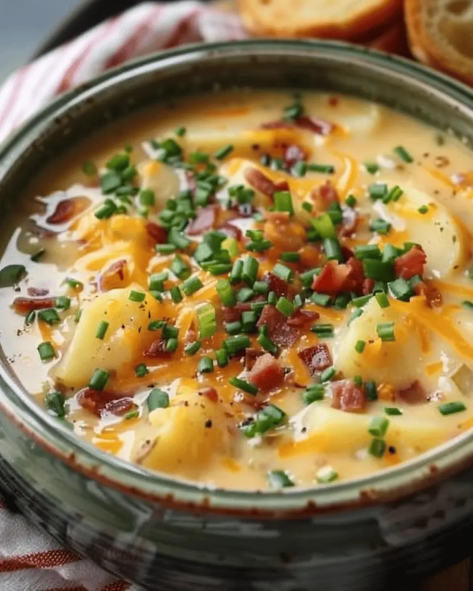 Crock Pot Crack Potato Soup: Indulgent Comfort with Turkey Bacon
