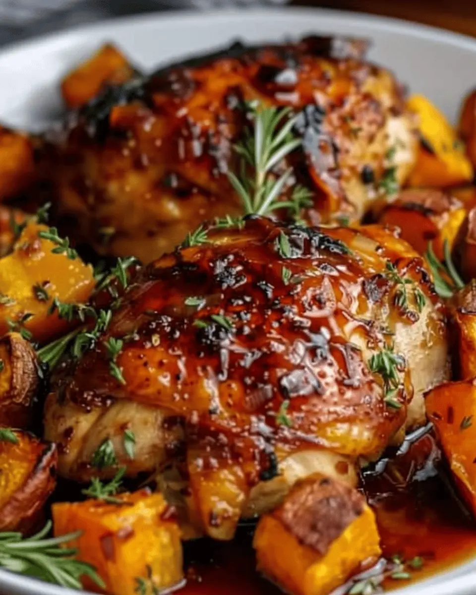 Maple-Glazed Chicken with Sweet Potatoes: A Delightfully Easy Recipe
