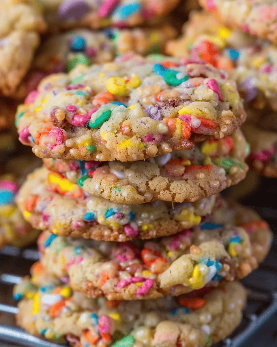 Fruity Pebble Pudding Cookies: Easy, Indulgent Treats for All