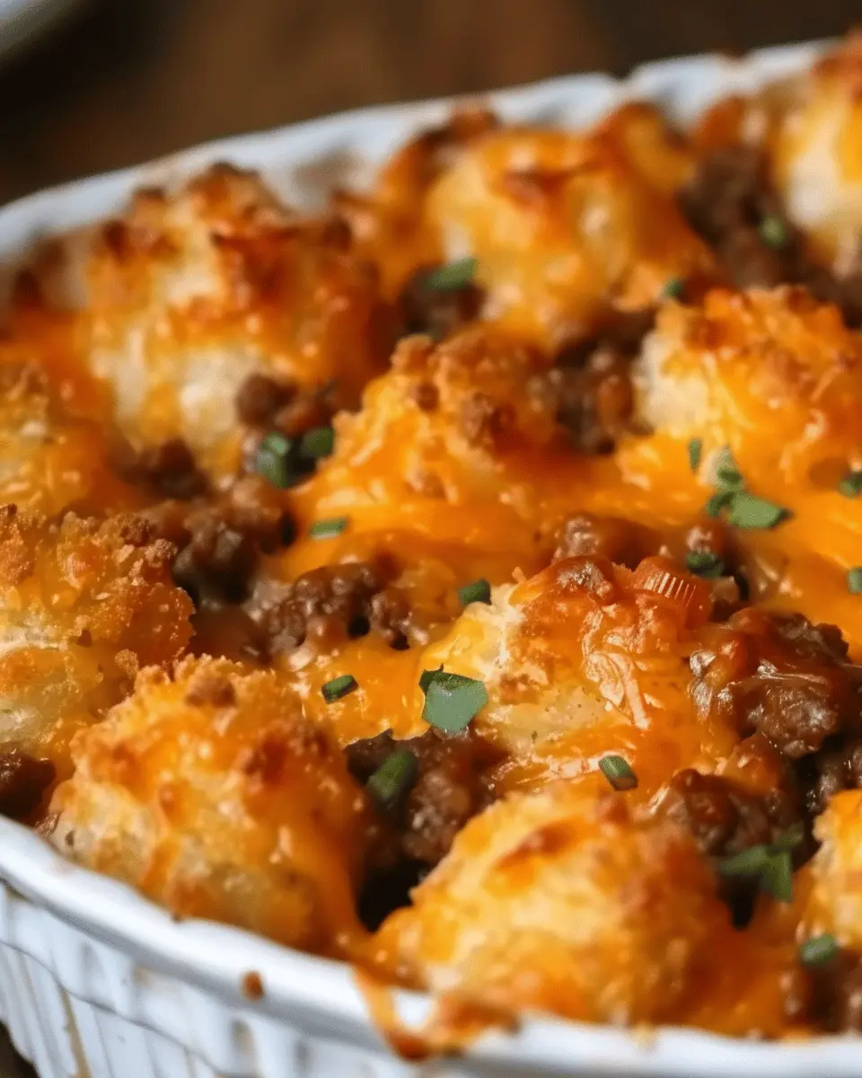 Tater Tot Casserole with Ground Beef: The Ultimate Comfort Dish