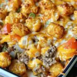 Cheeseburger Tater Tot Casserole