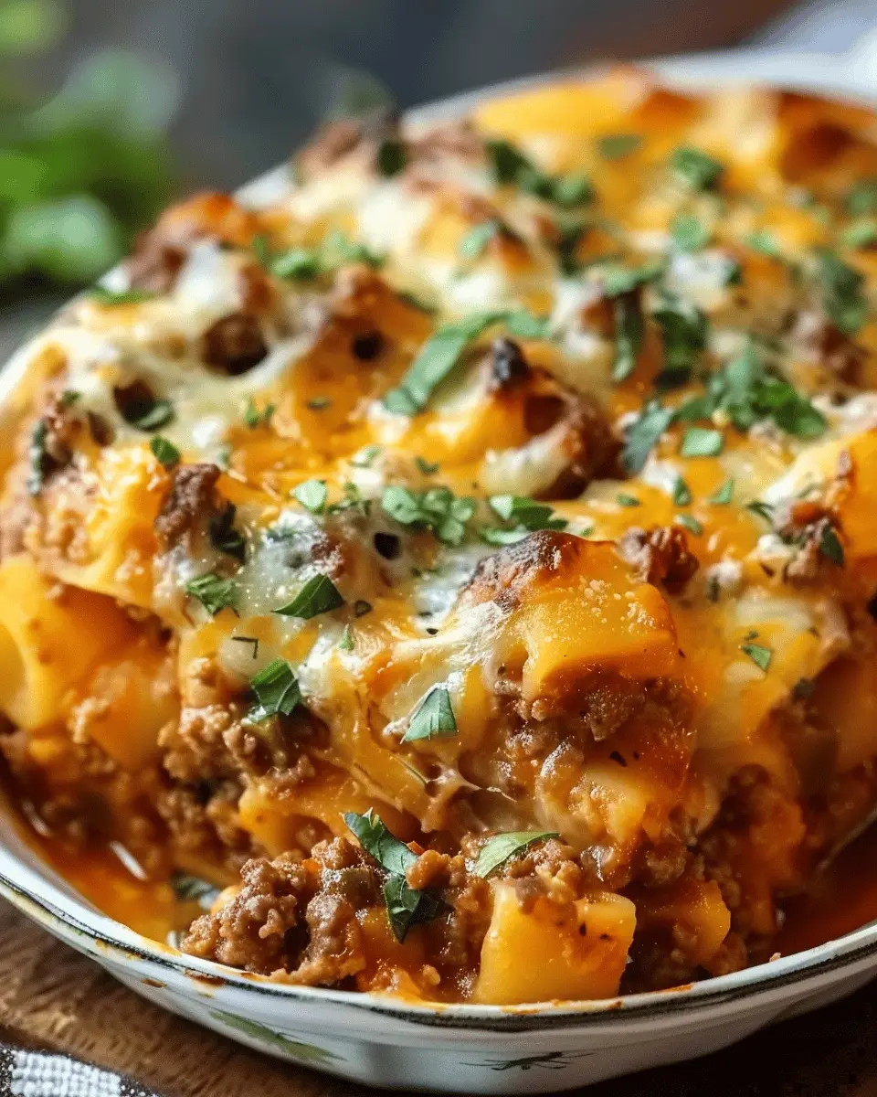 Hobo Casserole: Easy Comfort Food with Turkey Bacon and Chicken Ham