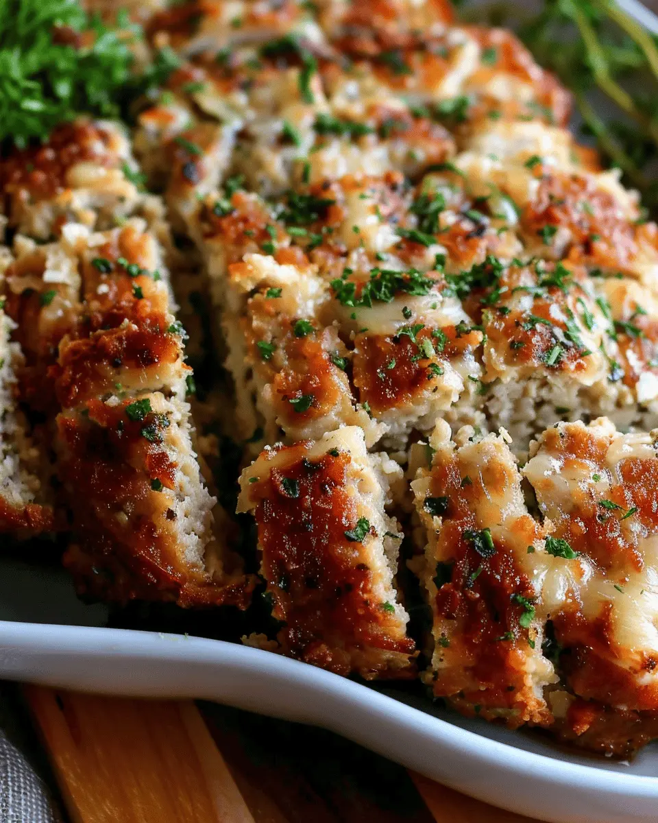 Parmesan Chicken Meatloaf: Easy and Delightful Comfort Food