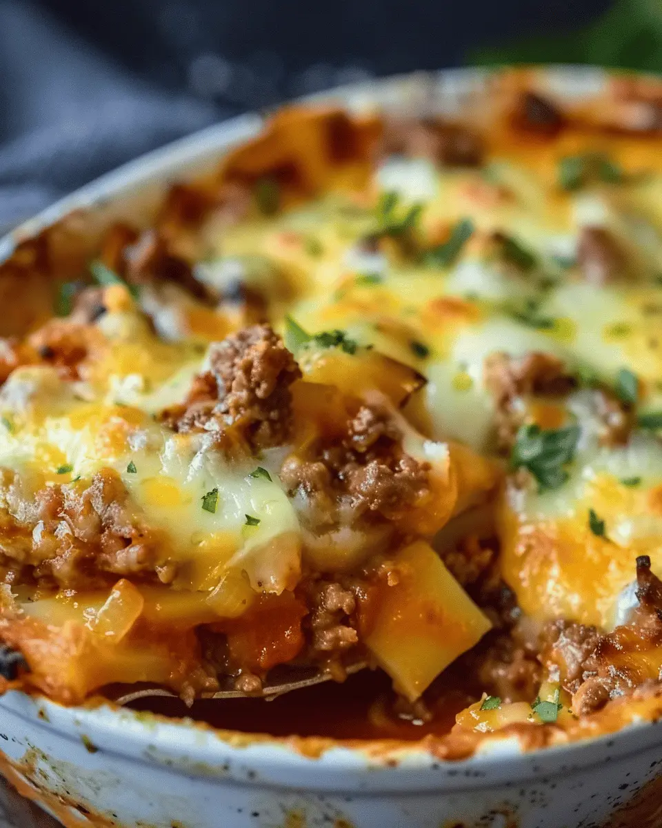 Hobo Casserole: Easy Comfort Food with Turkey Bacon and Chicken Ham