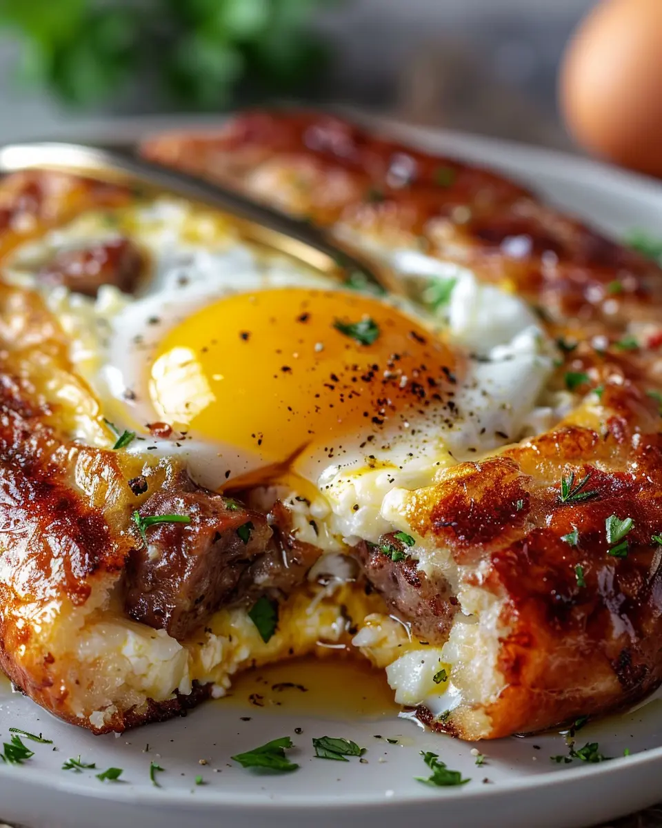 Sausage Egg Delight: Easy Breakfast with Turkey Bacon Twist