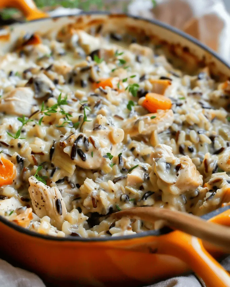 Chicken Wild Rice Casserole Recipe: Easy Comfort Food Delight