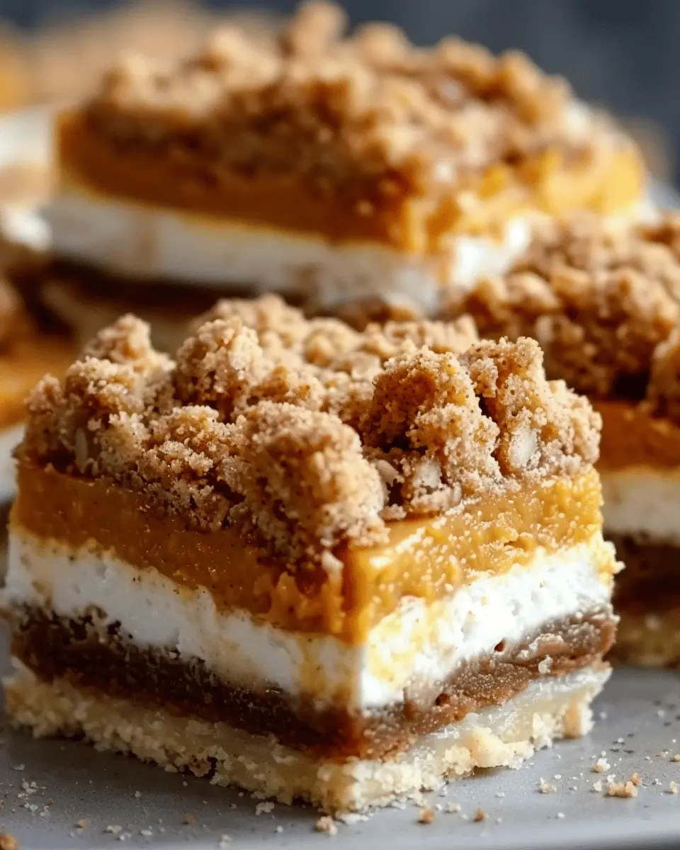 Pumpkin Cheesecake Bars with Streusel: The Best Fall Treat